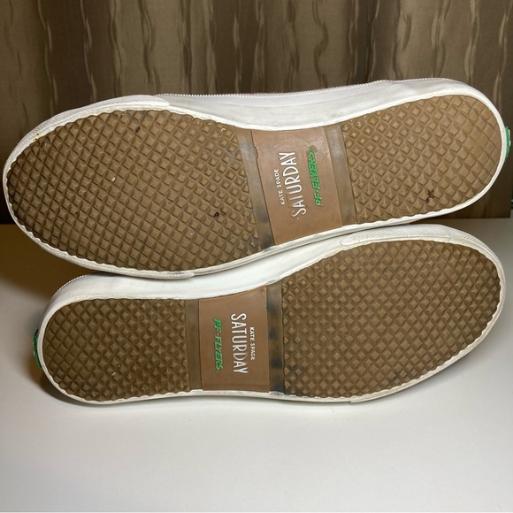 Kate Spade Saturday PF Flyers Women's 7 Lace Up Cap Toe Checked Canvas Sneakers - Picture 10 of 16